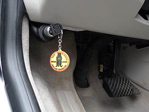Beszerelt motortér zár (VW Transporter T6)